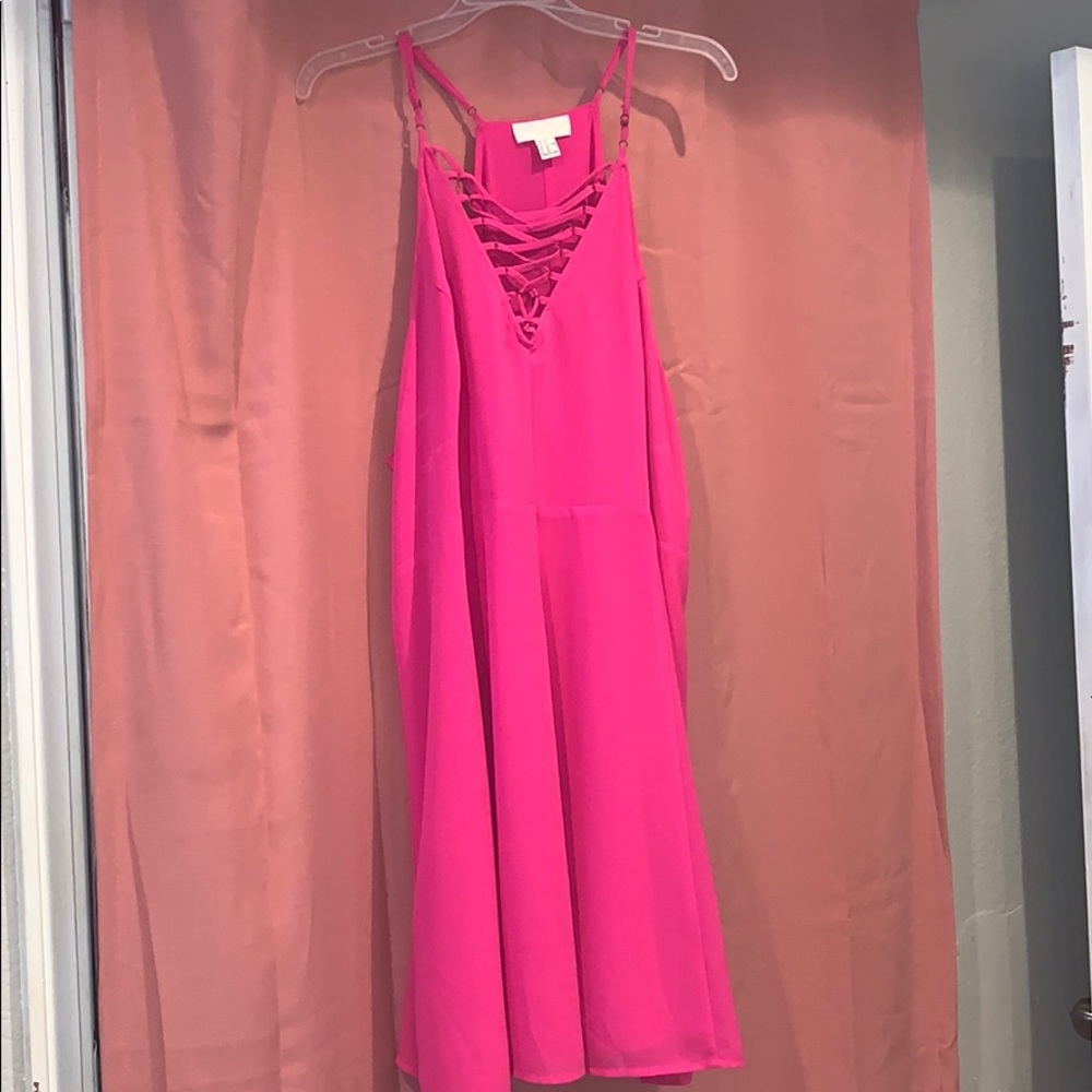 Hot pink amazing dress!